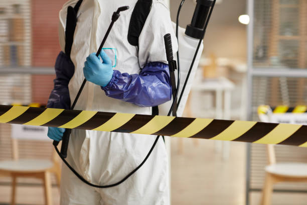 Professional Biohazard Cleanup technician working in Clearwater, NE